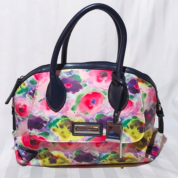 NEW CATHERINE MALANDRINO FLORAL BAG! - Picture 1 of 2